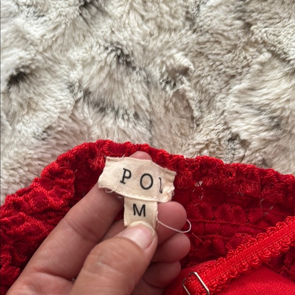 Red Lace and Ruffle Top - Picture 4 of 4